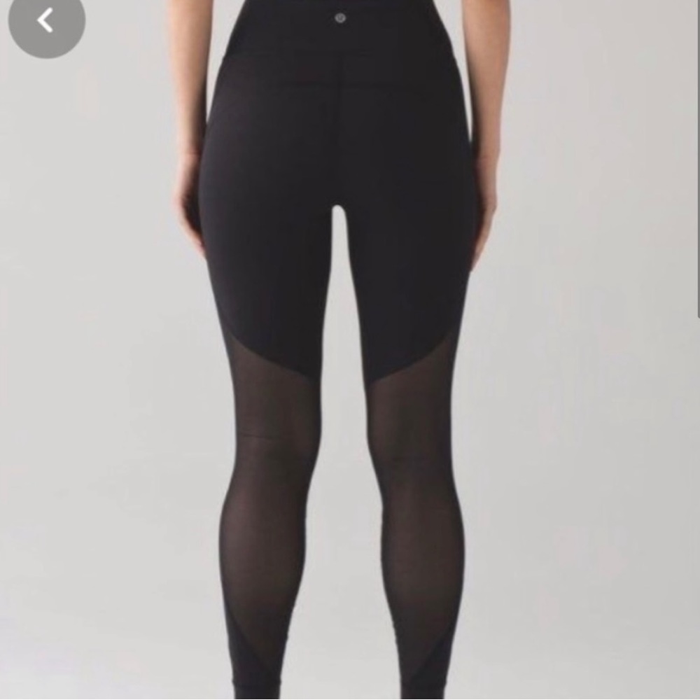 Lululemon Wrap Around Sheer Leggings